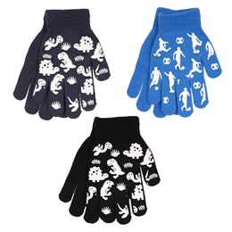 GL1033 Boys Glow in the Dark Magic Gloves