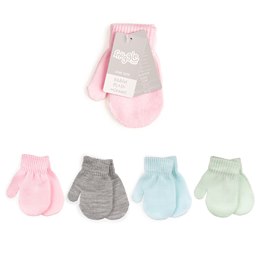 GL1208 Baby 1pr Plain Mitten