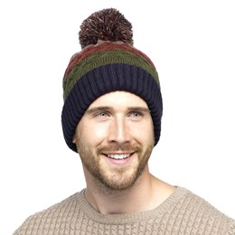 GL633 Mens Cable Hat with Bobble