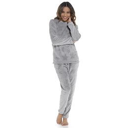 LN1728HBGY1214 Ladies Star Embossed Twosie - Grey - 12/14